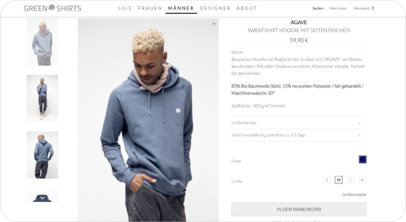 Produktdetailseite