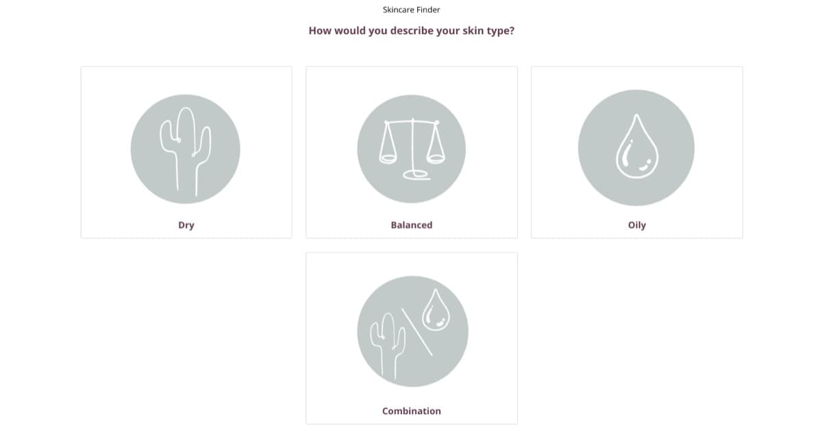 Recommendation quiz