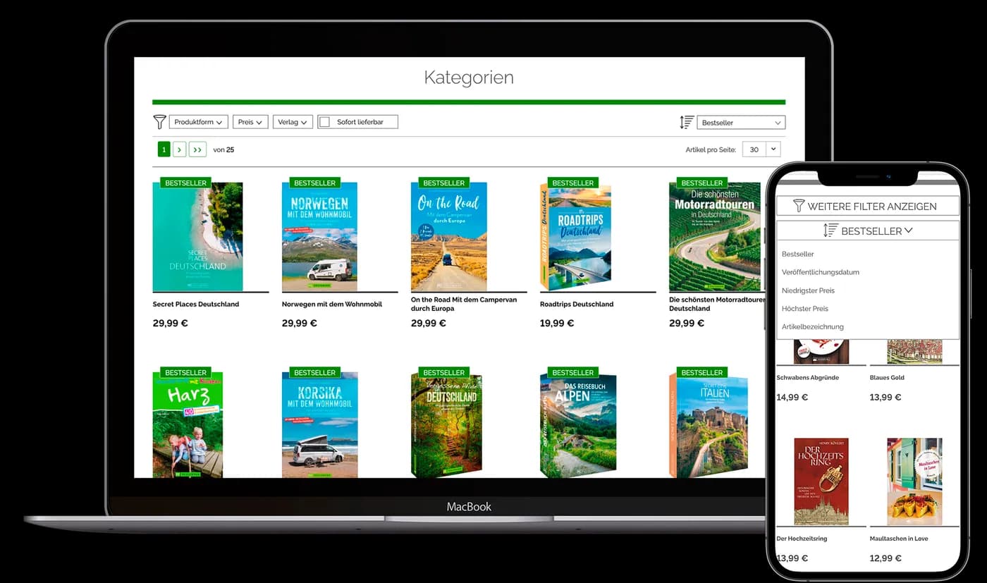 Category page focused on products with strategically placed filters