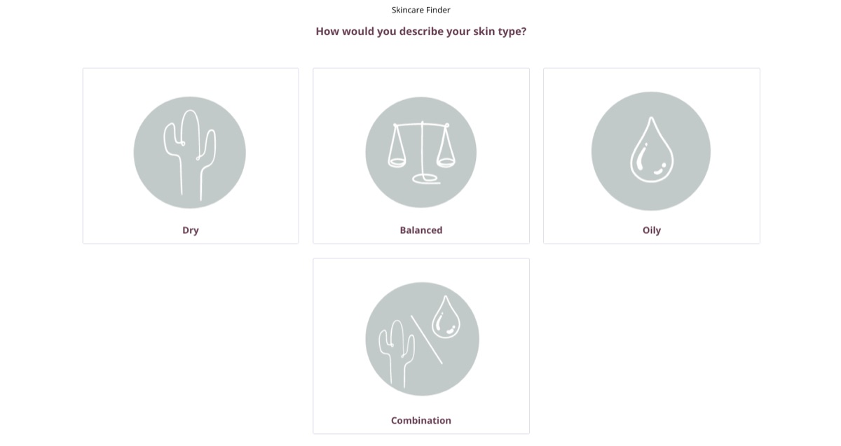 Recommendation quiz