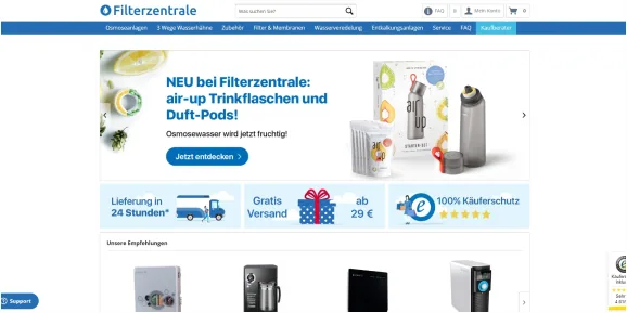 Filterzentrale